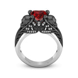 Retro Skull Ring - Rebel Heat