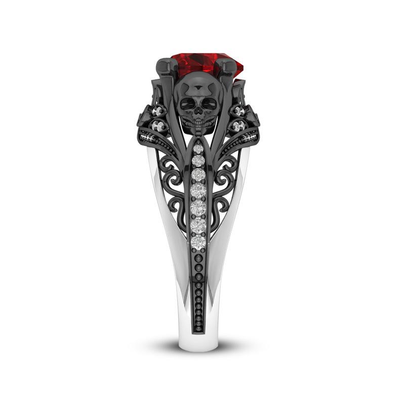 Retro Skull Ring - Rebel Heat