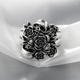 Rose Skull Ring - Rebel Heat