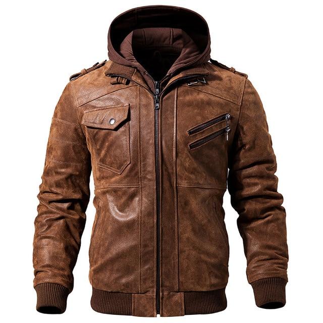 Royal™ Men's Leather Jacket - Rebel Heat