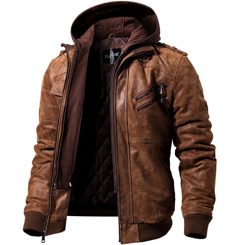 Royal™ Men's Leather Jacket - Rebel Heat