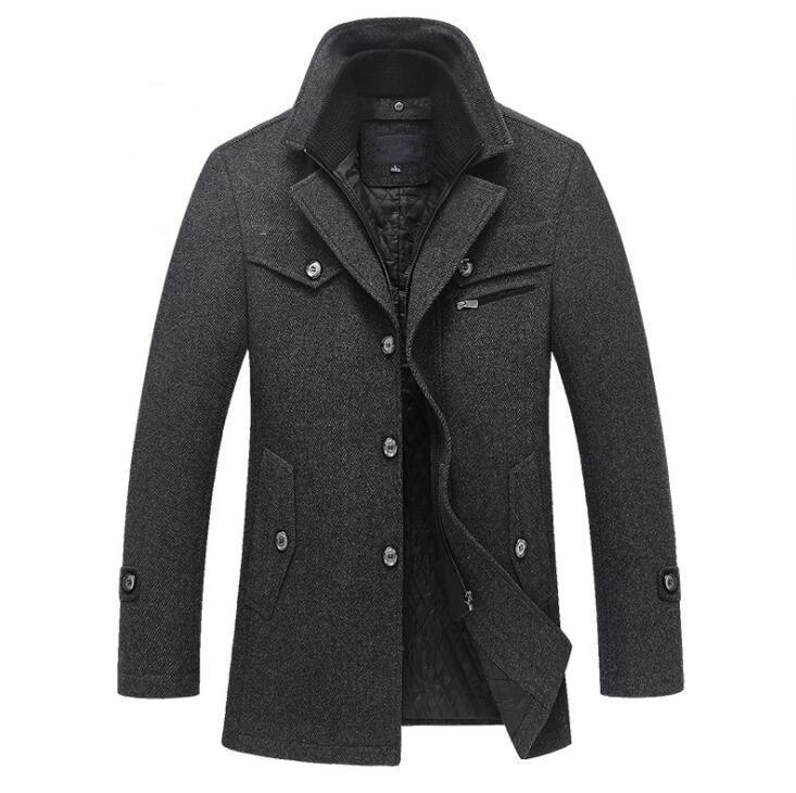 Roys™ Men's Wool Coat - Rebel Heat