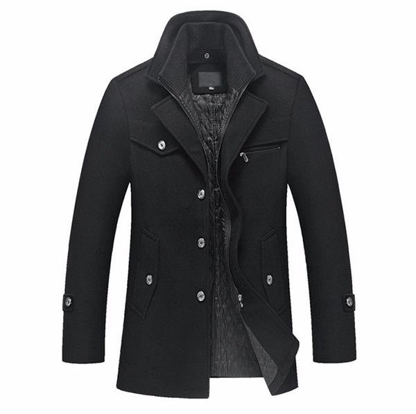 Roys™ Men's Wool Coat - Rebel Heat