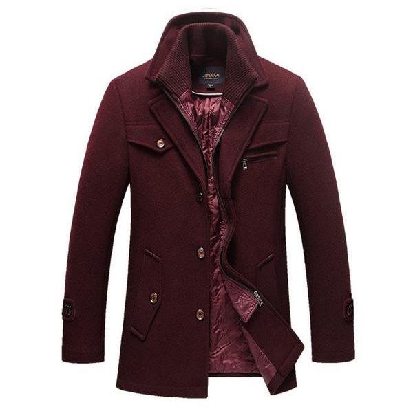 Roys™ Men's Wool Coat - Rebel Heat