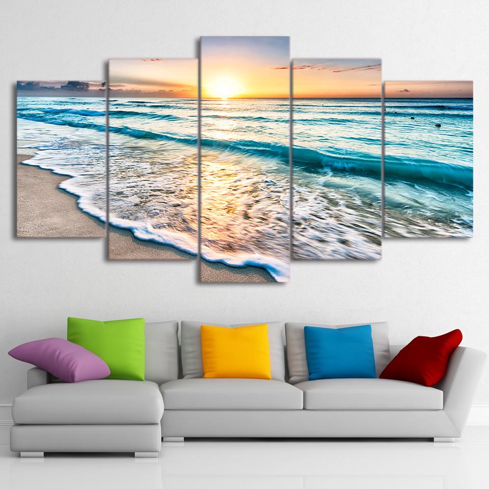 Sea Sunset Canvas Print - Rebel Heat
