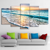 Sea Sunset Canvas Print - Rebel Heat