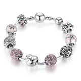 Silver Plated Love Moments Charm Bracelet - Rebel Heat