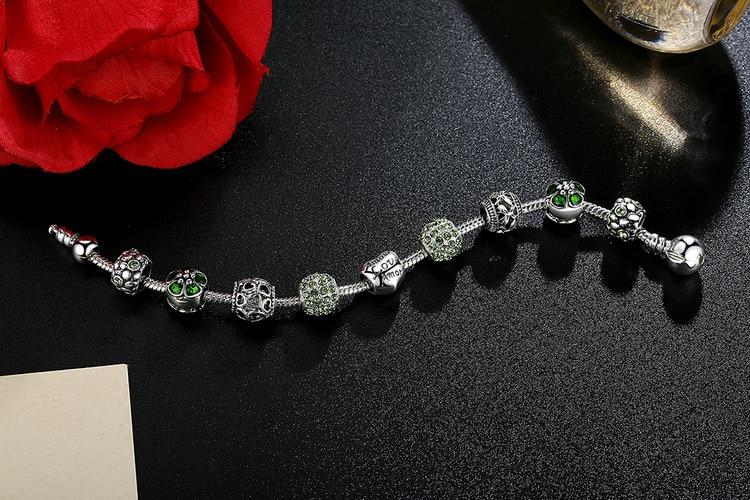Silver Plated Love Moments Charm Bracelet - Rebel Heat