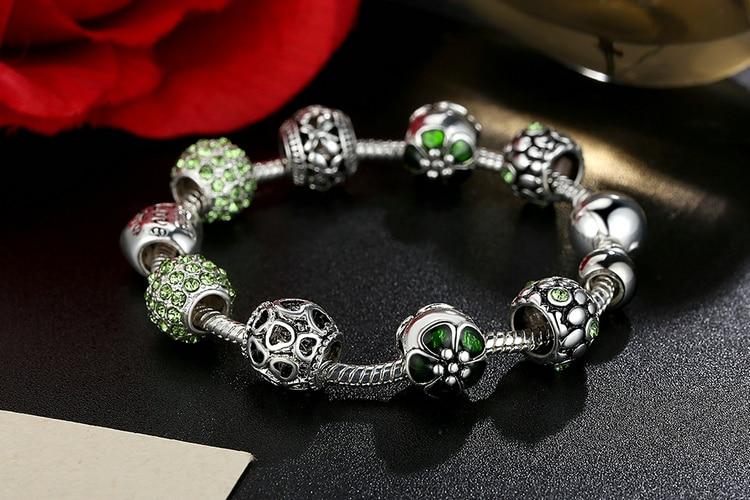 Silver Plated Love Moments Charm Bracelet - Rebel Heat