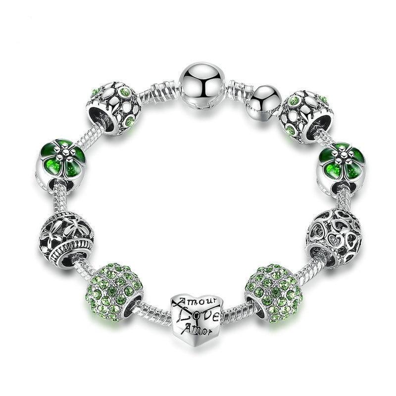 Silver Plated Love Moments Charm Bracelet - Rebel Heat