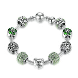 Silver Plated Love Moments Charm Bracelet - Rebel Heat