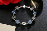 Silver Plated Love Moments Charm Bracelet - Rebel Heat
