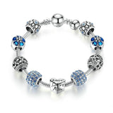 Silver Plated Love Moments Charm Bracelet - Rebel Heat