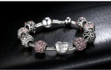 Silver Plated Love Moments Charm Bracelet - Rebel Heat