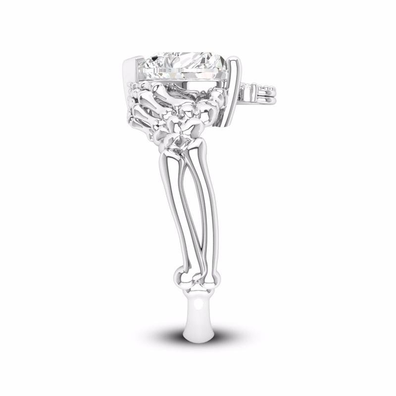 Skeleton Heart Ring - Rebel Heat