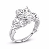 Skeleton Heart Ring - Rebel Heat