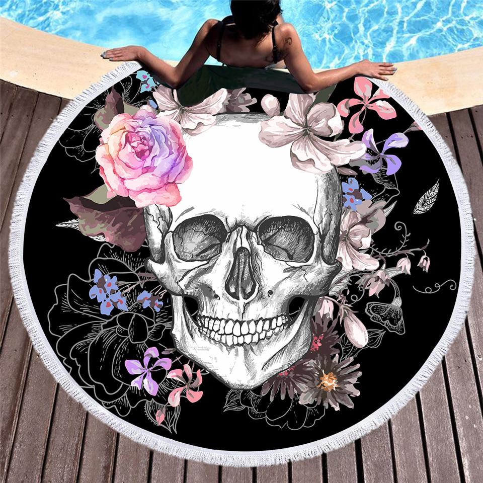 Skull Beach Towel - Rebel Heat