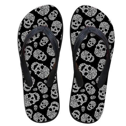 Skull Flip Flops - Rebel Heat