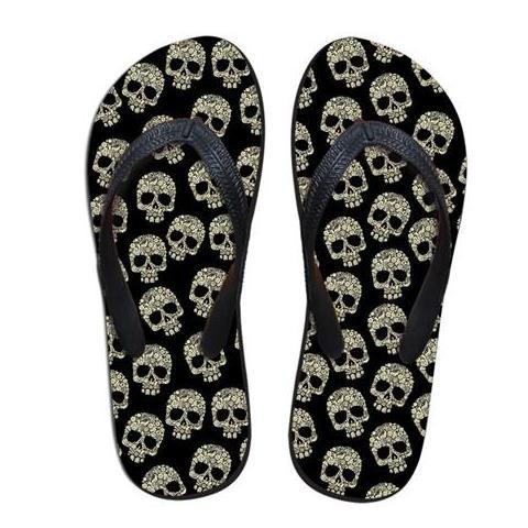Skull Flip Flops - Rebel Heat