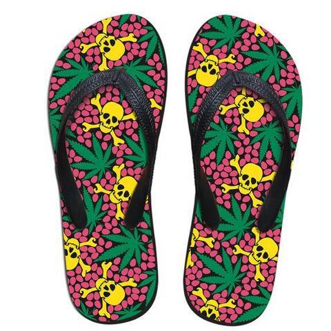 Skull Flip Flops - Rebel Heat