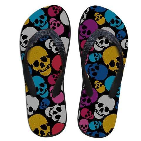 Skull Flip Flops - Rebel Heat
