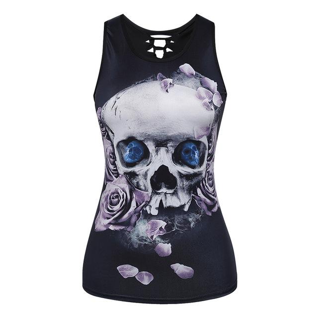 Skull Tank Tops - Rebel Heat