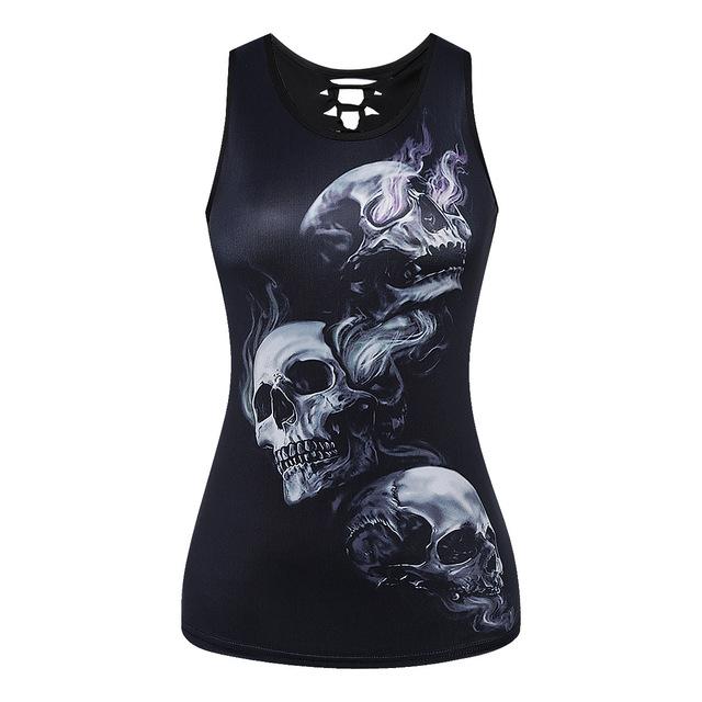 Skull Tank Tops - Rebel Heat