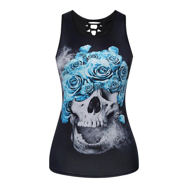 Skull Tank Tops - Rebel Heat