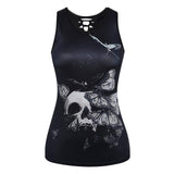 Skull Tank Tops - Rebel Heat