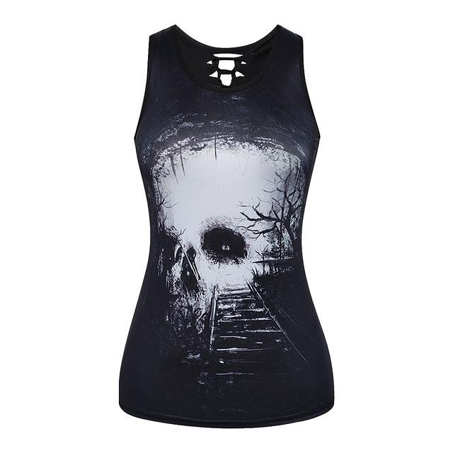 Skull Tank Tops - Rebel Heat