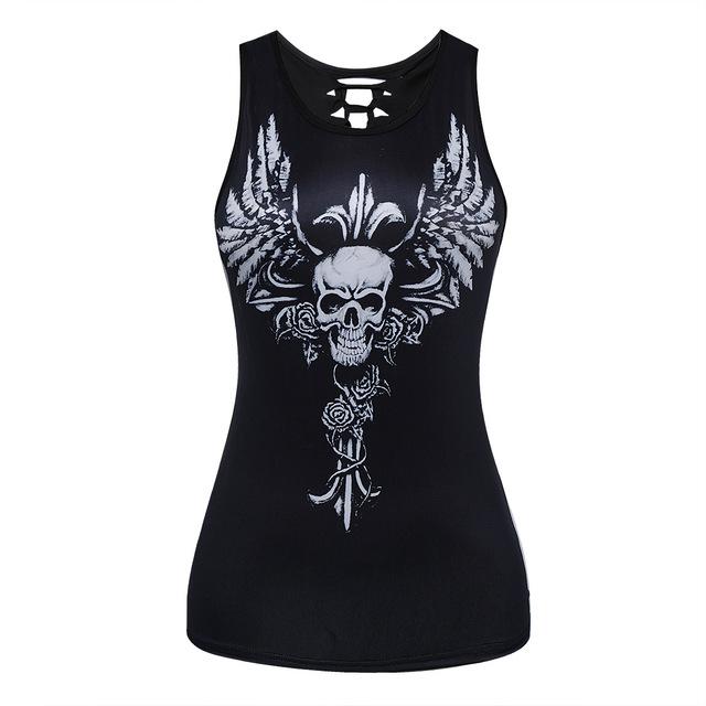 Skull Tank Tops - Rebel Heat