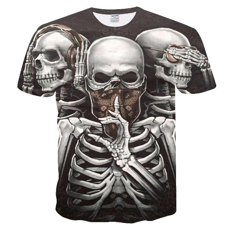 Skulls Nation T-shirt - Rebel Heat