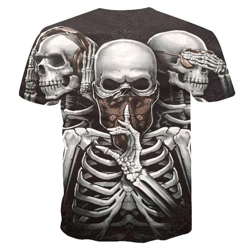 Skulls Nation T-shirt - Rebel Heat