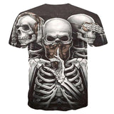Skulls Nation T-shirt - Rebel Heat