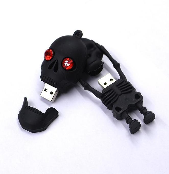 Skull/Skeleton USB Flash Drive - Rebel Heat