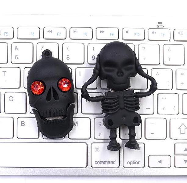 Skull/Skeleton USB Flash Drive - Rebel Heat