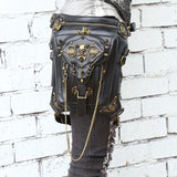 Steampunk Skull Waist Bag - Rebel Heat