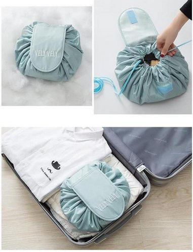 'Throw 'N Go' Cosmetic Bag - Rebel Heat