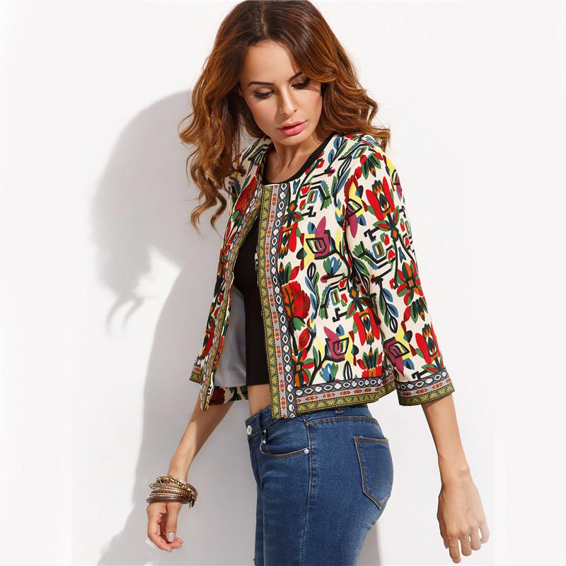 Tribal Print & Embroidery Jacket - Rebel Heat