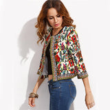 Tribal Print & Embroidery Jacket - Rebel Heat