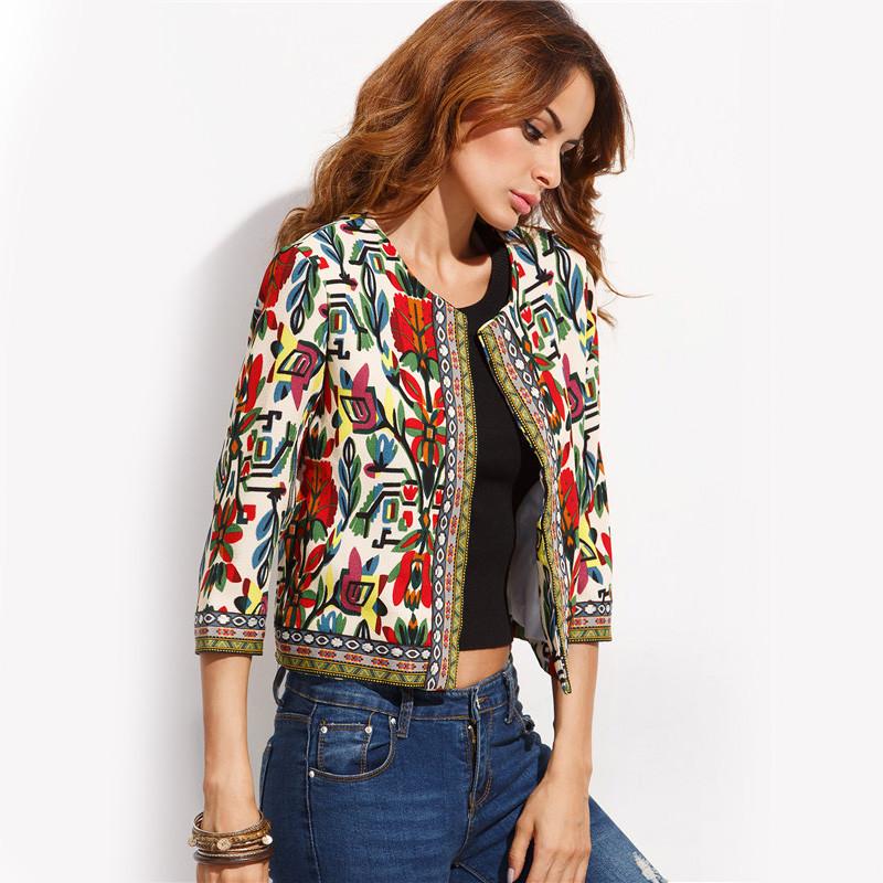 Tribal Print & Embroidery Jacket - Rebel Heat