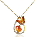 Twin Butterflies Necklace - Rebel Heat