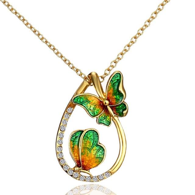 Twin Butterflies Necklace - Rebel Heat