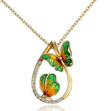 Twin Butterflies Necklace - Rebel Heat