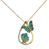 Twin Butterflies Necklace - Rebel Heat