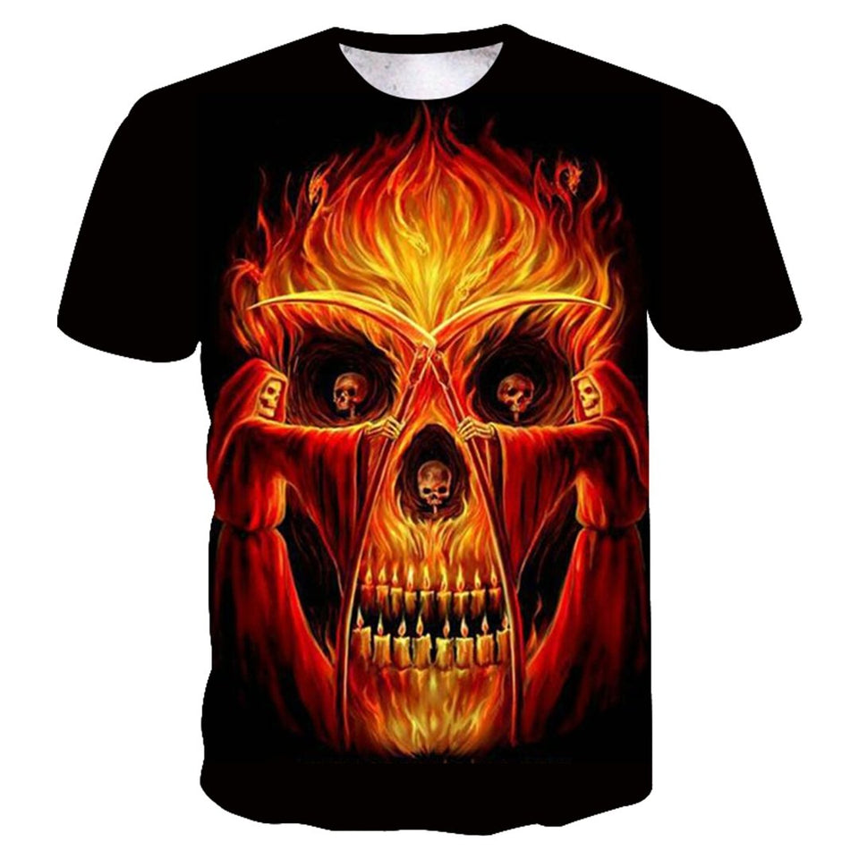 Undertaker™ Skull T-shirt - Rebel Heat