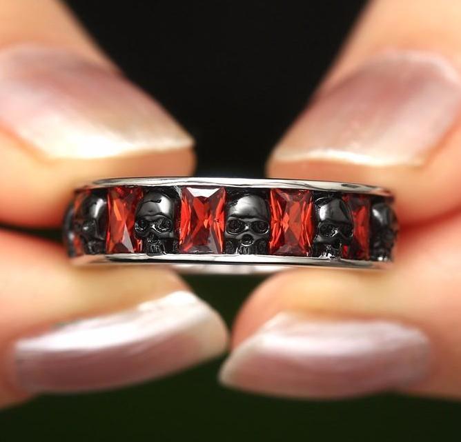 Vicious Skull Ring - Rebel Heat