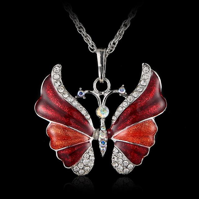Vintage Butterfly Necklace - Rebel Heat