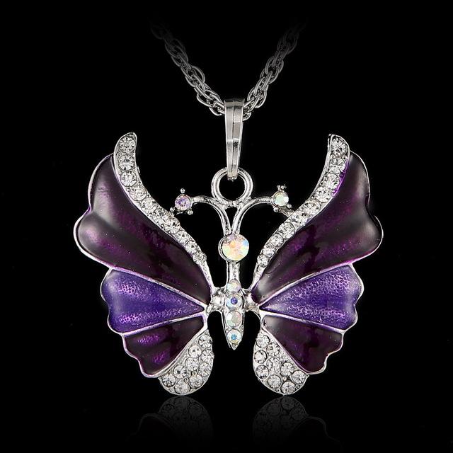 Vintage Butterfly Necklace - Rebel Heat