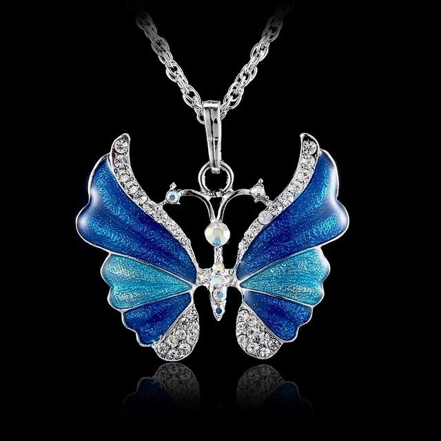 Vintage Butterfly Necklace - Rebel Heat